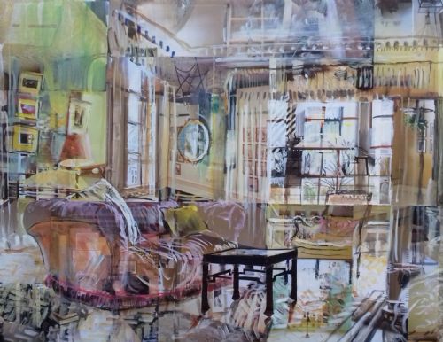 Alison Pullen - West Horsley Place, Morning Room (mirror)