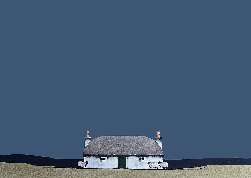 South Uist Cottage by Ron Lawson