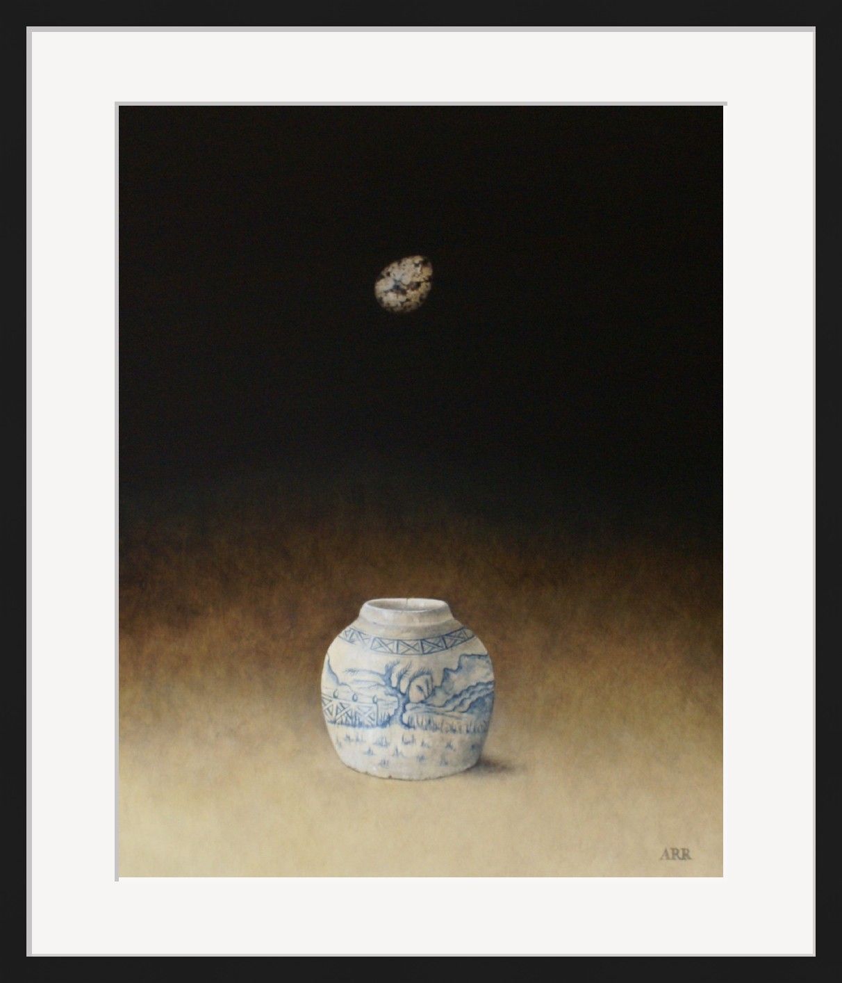 Chinese Jar with Falling Quails Egg by Alison Rankin
