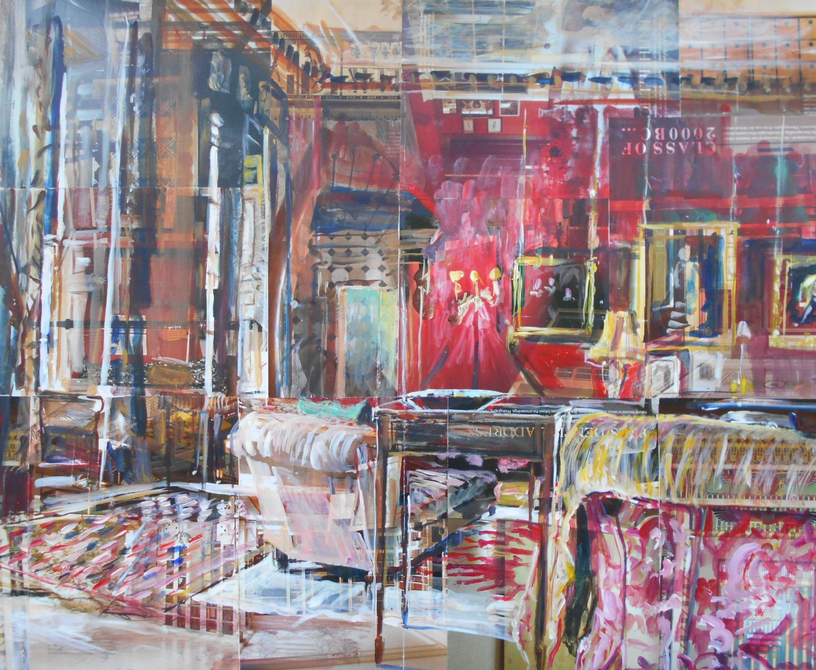 West Horsley Place, Red Taffeta Room (class of…) by Alison Pullen