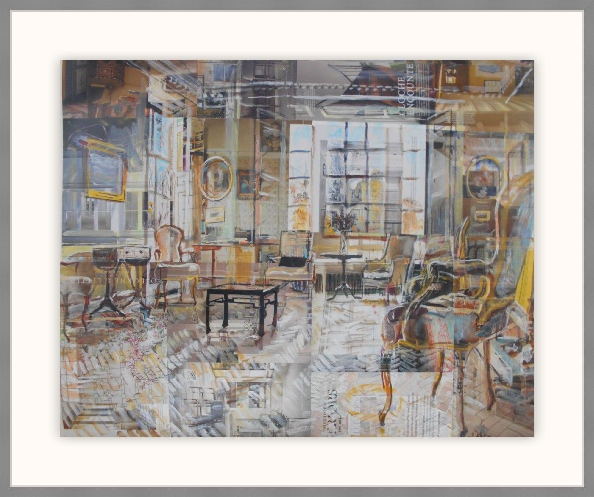 West Horsley Place, Morning Room  (cloche encounter) by Alison Pullen