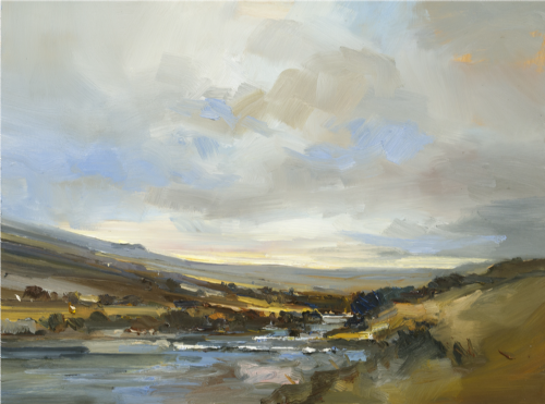 David Atkins - By a River on Dartmoor