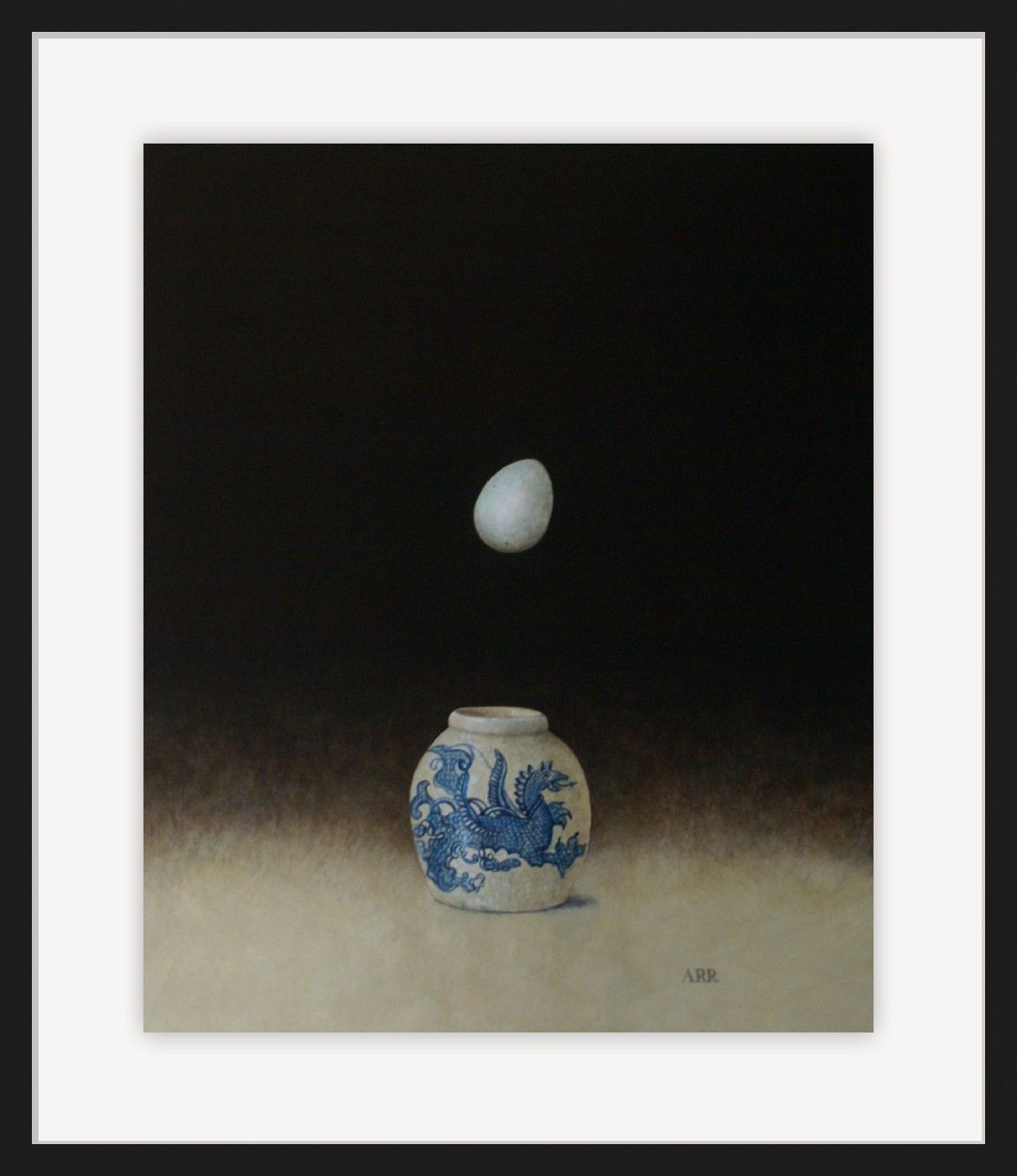 Dragon Jar with Falling Egg by Alison Rankin