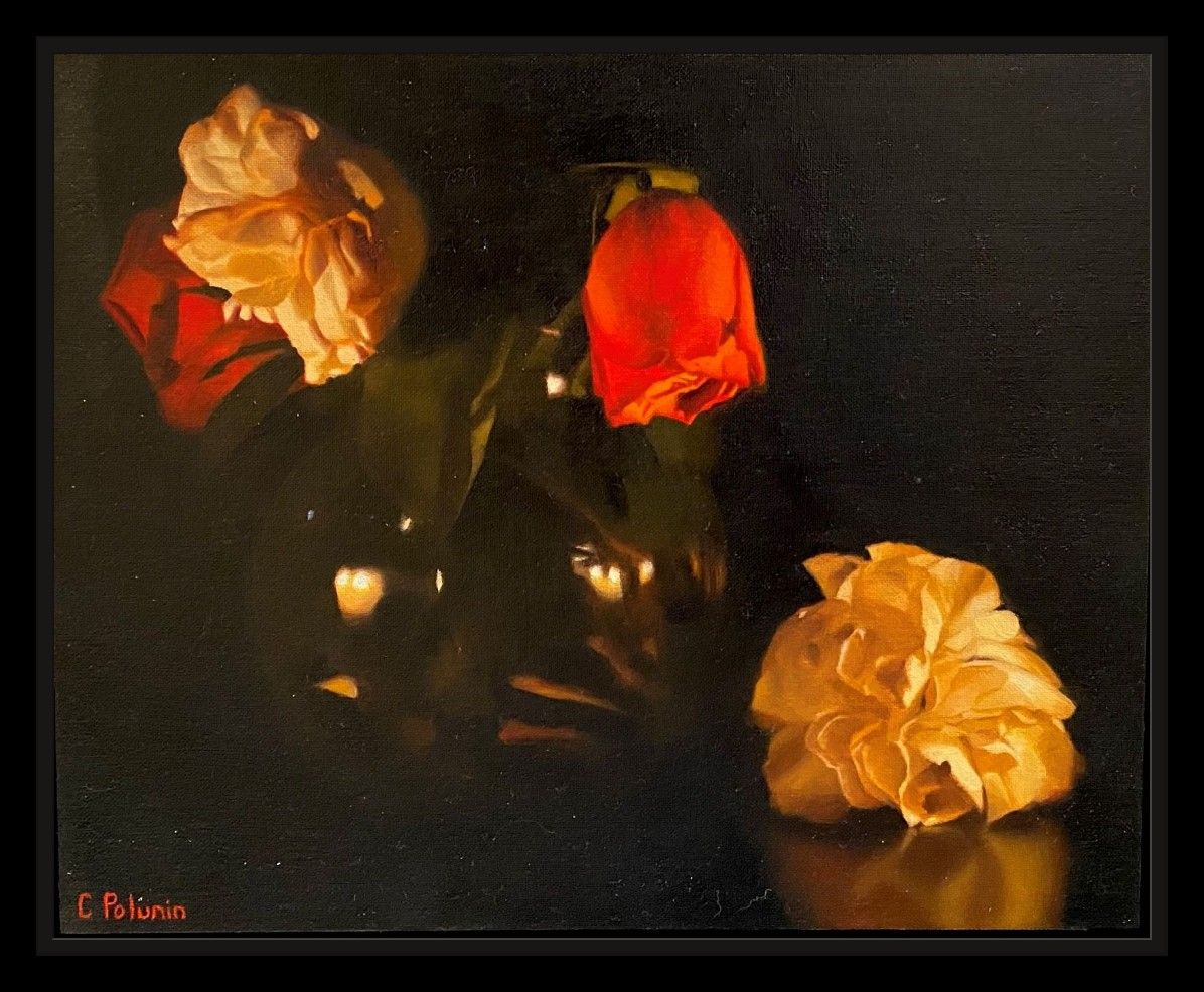 Flowers by Candlelight VI by Chris Polunin