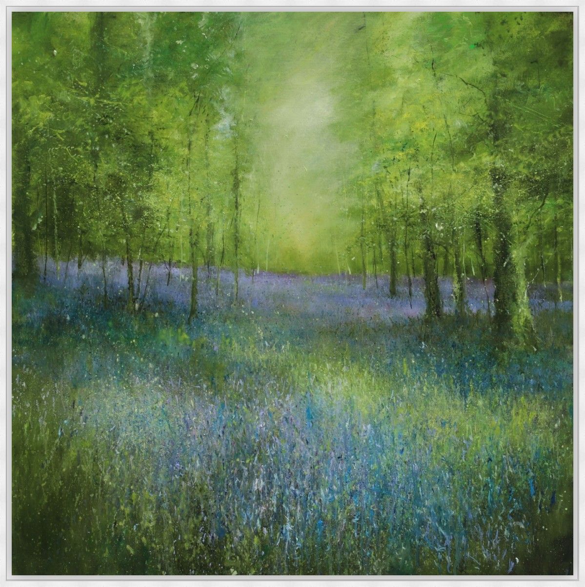Horizon of Bluebells in the Magic Wood by Garry Pereira