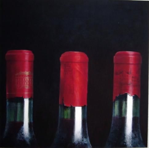 Three Bottles of Red by Lincoln Seligman
