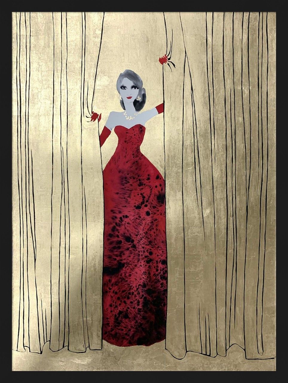 Red Dress, The Entrance by Bridget Davies
