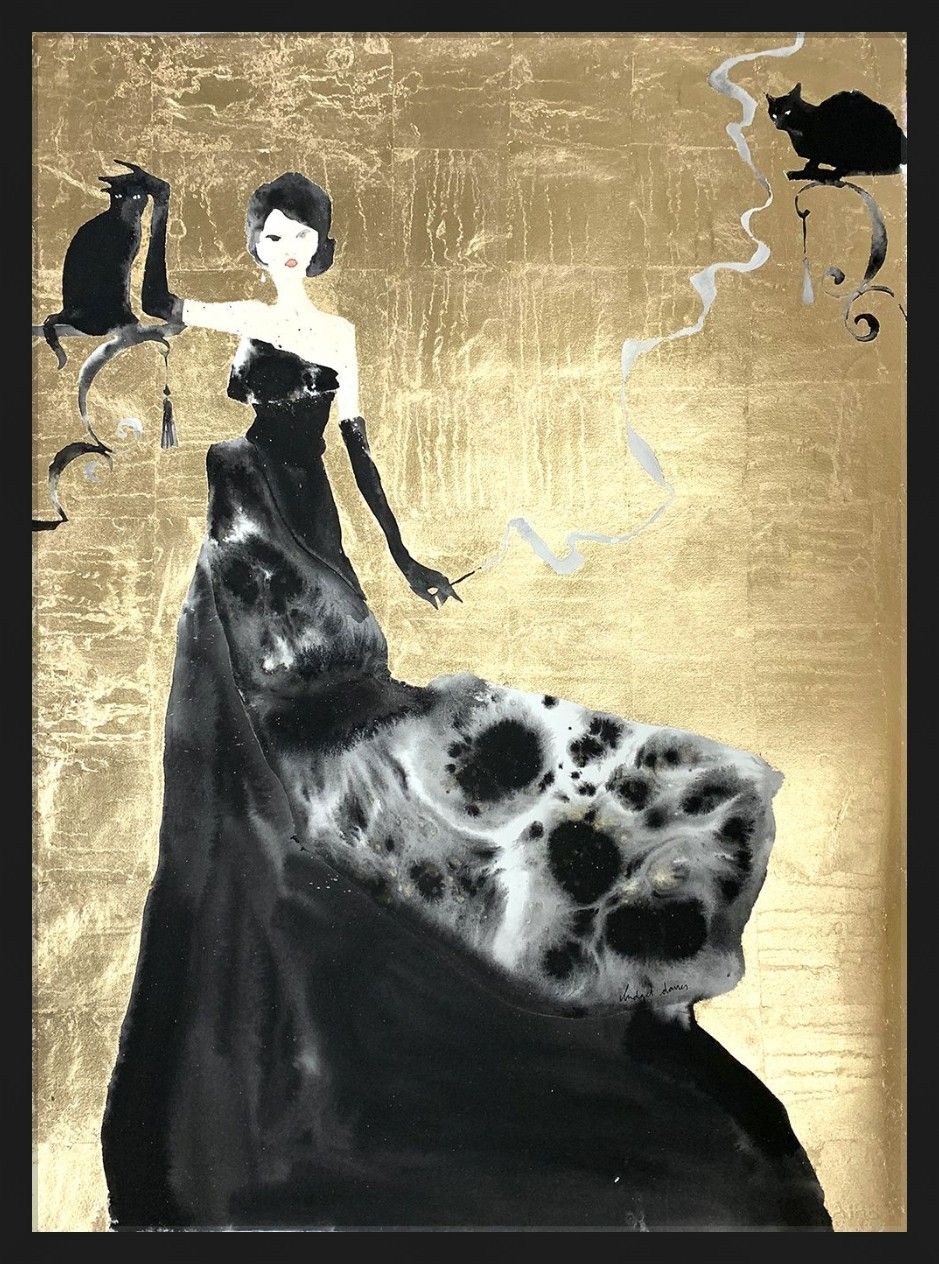 The Smoking Lady and Her Lucky Cat by Bridget Davies