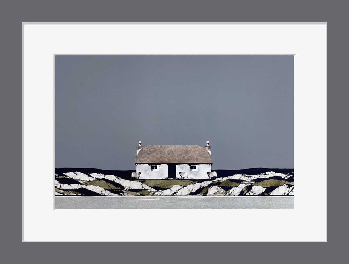 South Uist Blackhouse by Ron Lawson