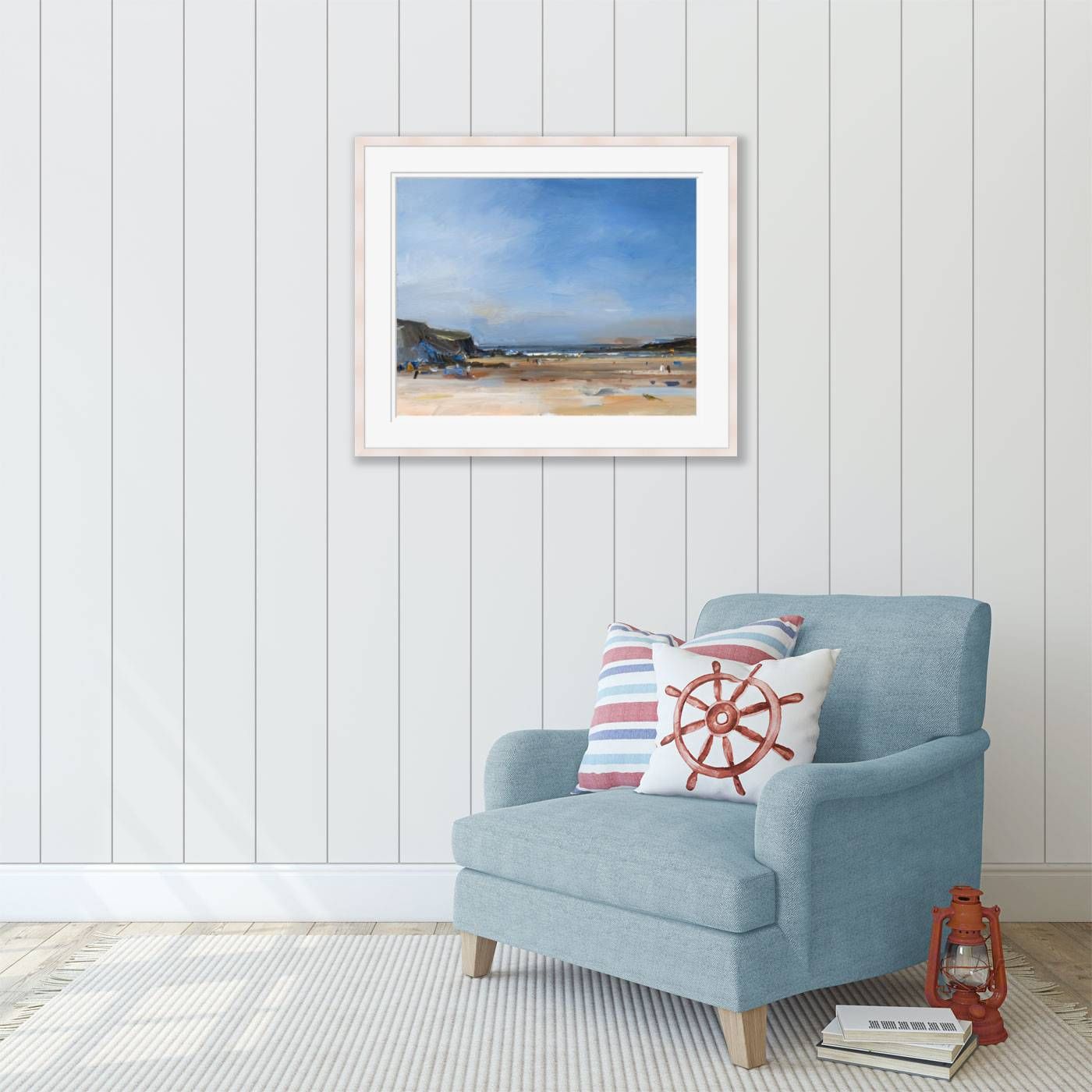 Summers Morning Treyarnon Bay by David Atkins