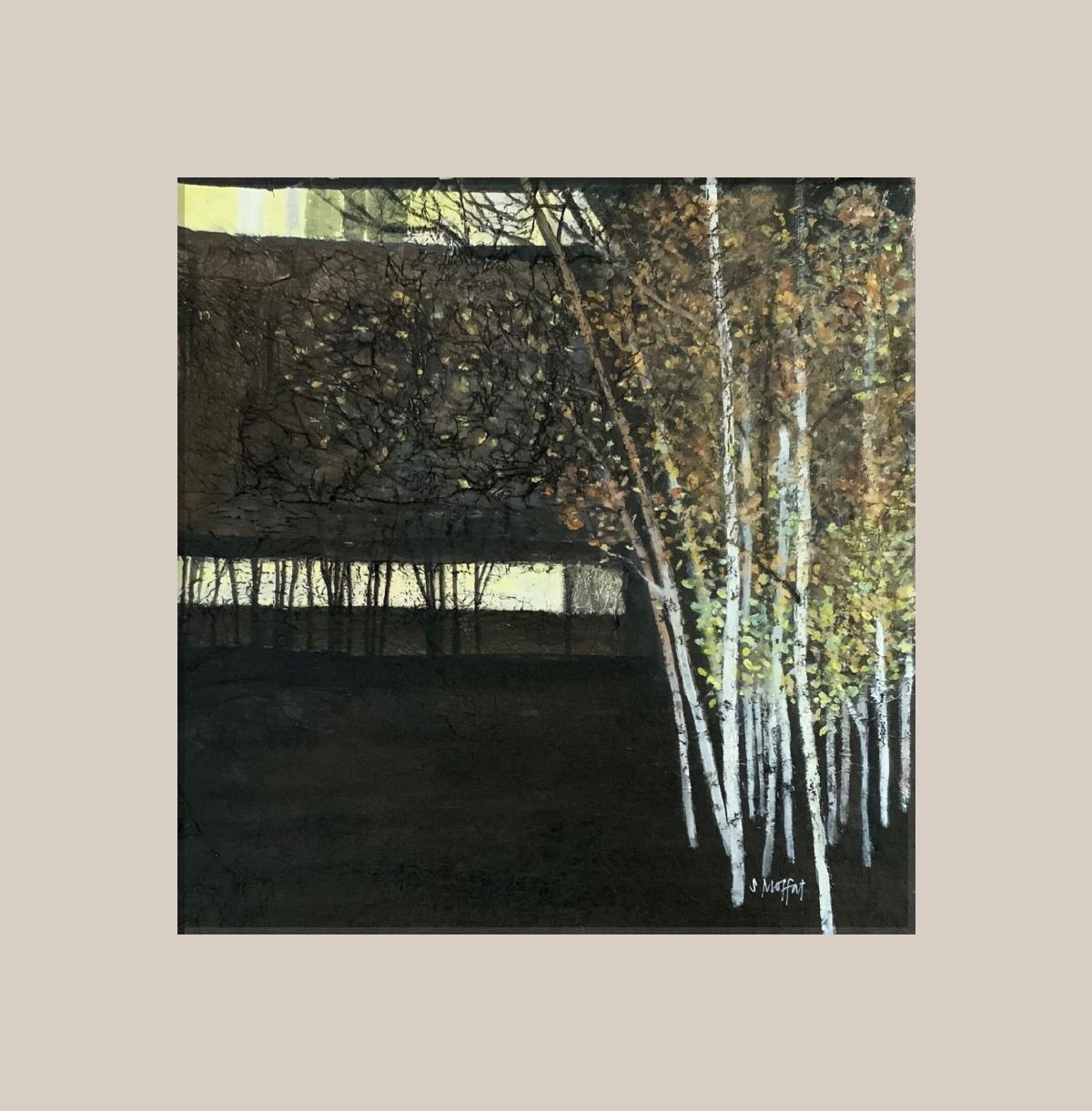 Tate Modern Birches III by Sandra Moffat