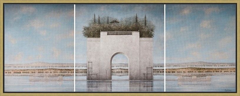 The Passage to the South (triptych) by Ana  Kapor