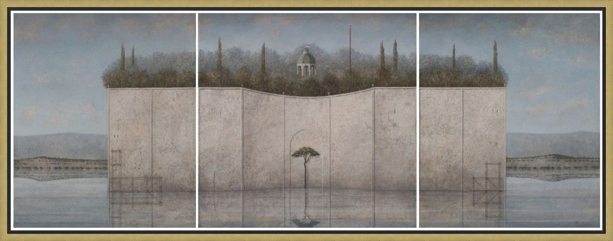 The Secret Garden (triptych) by Ana  Kapor