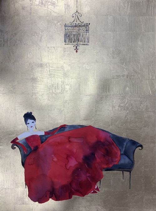 Bridget Davies - At Home in My Red Dress II