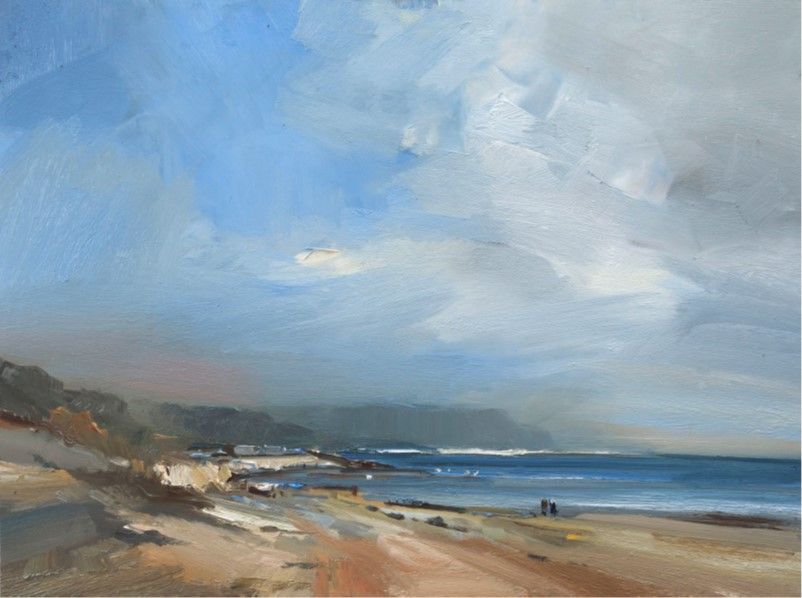 Autumn Day on Ringstead Bay by David Atkins