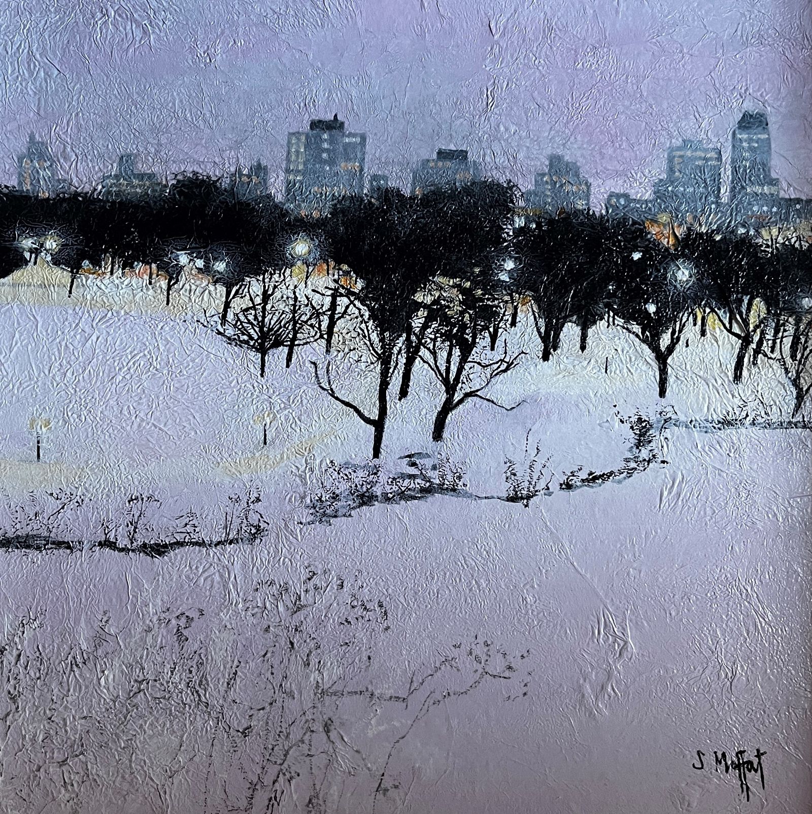 Blush Pink, Central Park by Sandra Moffat