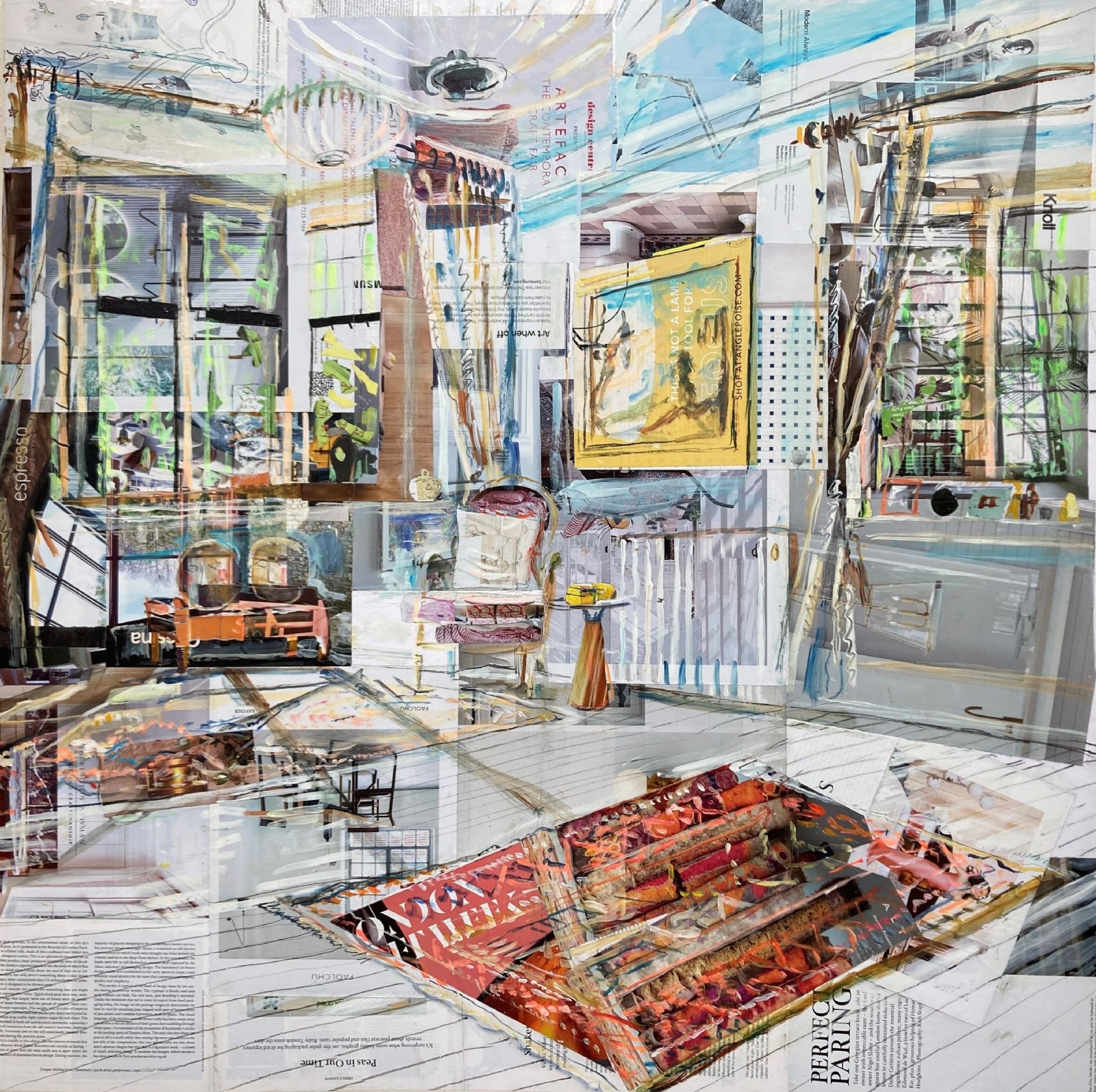 Cambridge Interior (perfect pairing) by Alison Pullen