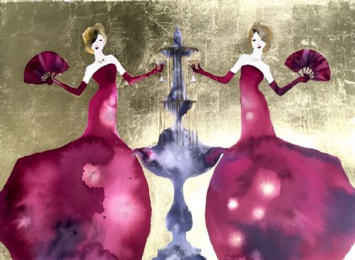 Bridget Davies - Champagne Fountain