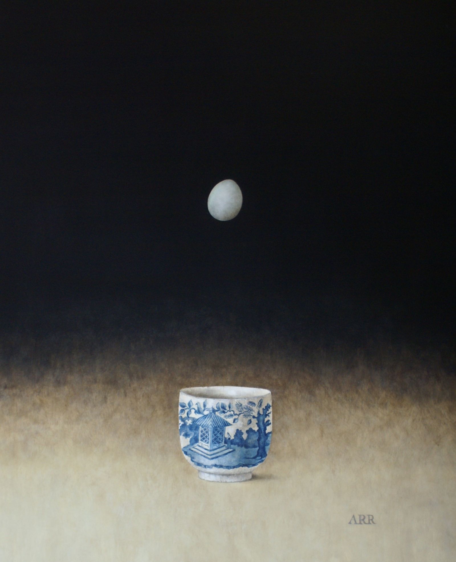 Chinese Jar with Falling Egg  by Alison Rankin