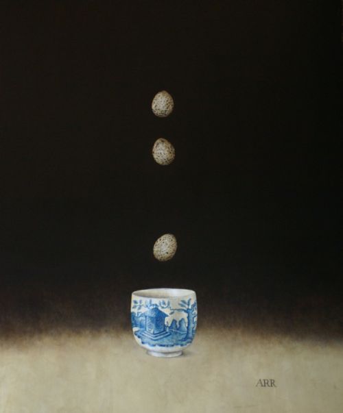 Alison Rankin - Chinese Bowl with Three Falling Eggs