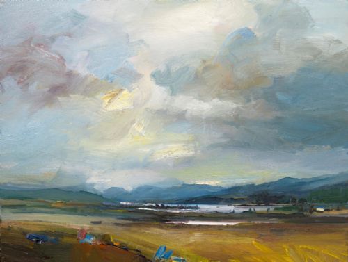 David Atkins - Evening Light Loch Laidon with Glencoe in the Distance
