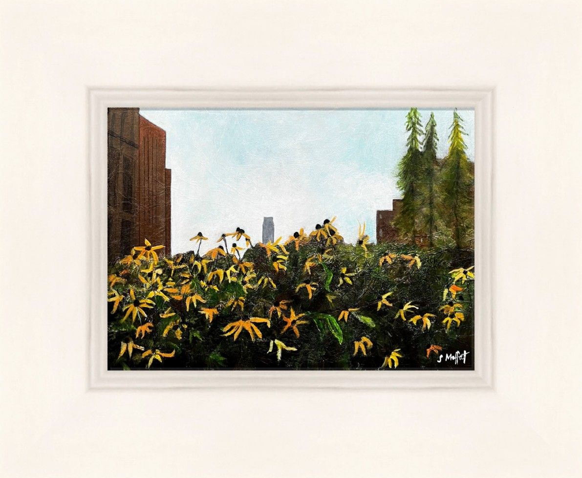 Flowers and Towers (Tate Modern) by Sandra Moffat