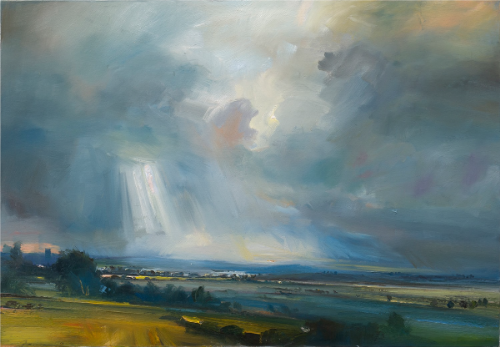 David Atkins - Landscape After a Storm, Dorset