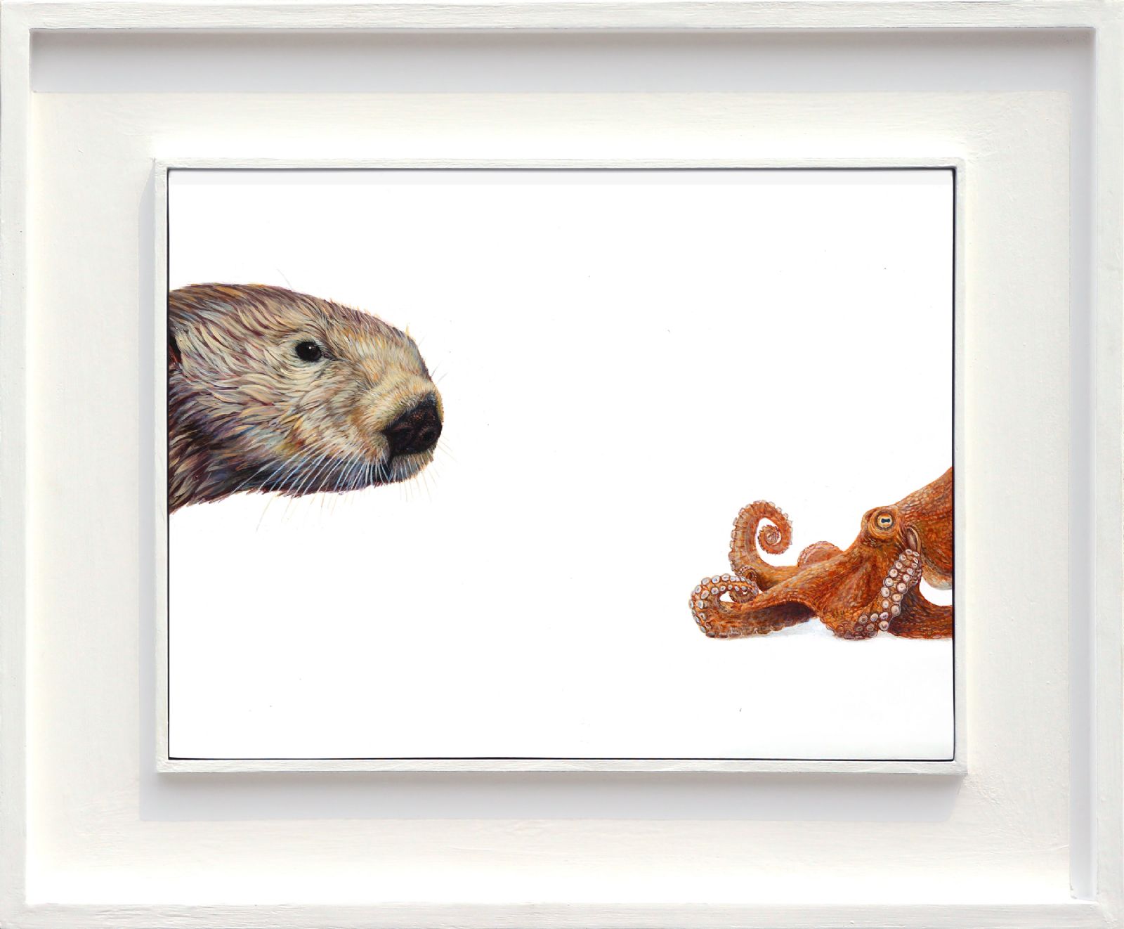 Top Predator: Otter & Octopus by Hazel Mountford