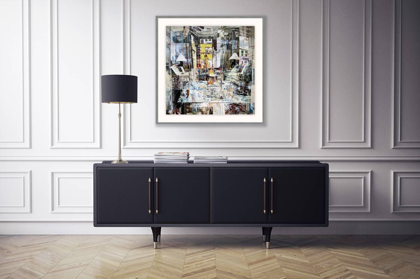 London Interior, Reception Room (own country) by Alison Pullen
