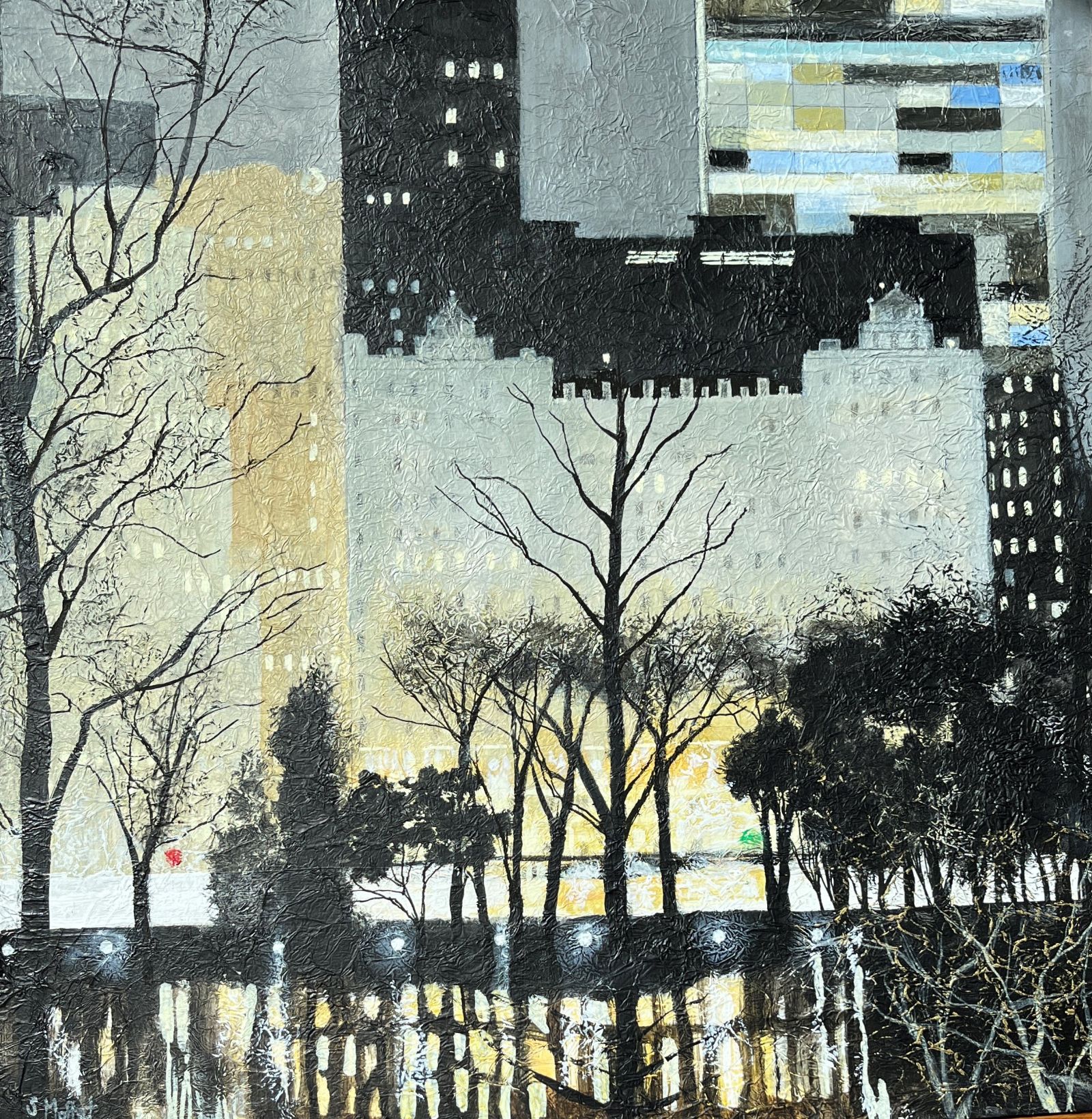 Reflections in the Park, NYC  by Sandra Moffat