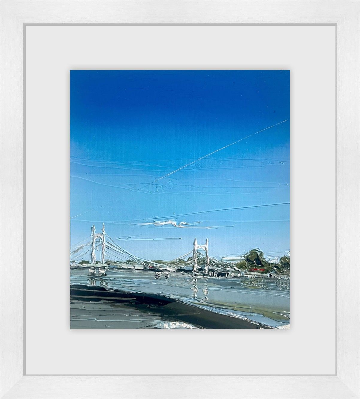Bridge in Blue by Georgia  Hart