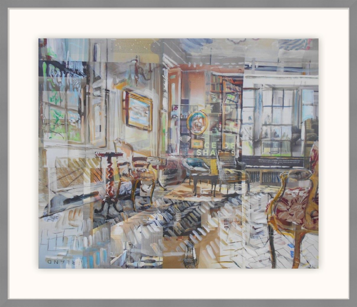 West Horsley Place, Breakfast Room (shades) by Alison Pullen